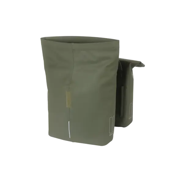 Basil City - dubbele fietstas - 28-32 liter – moss green