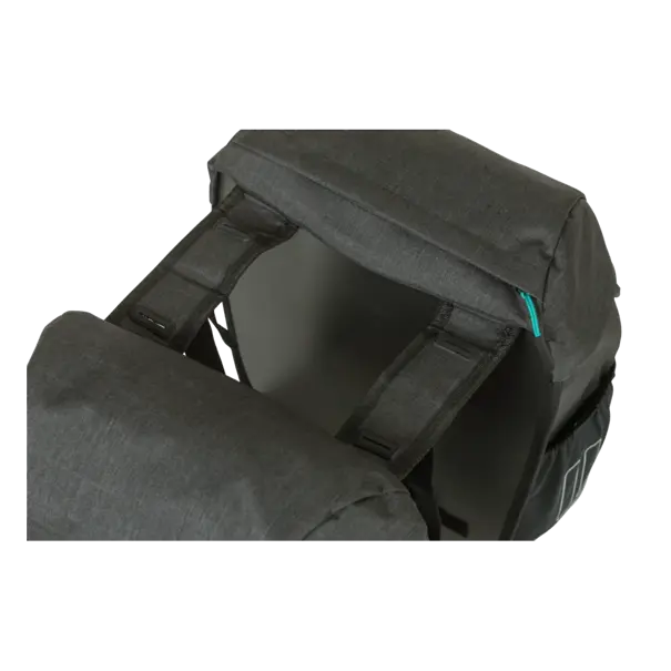 Basil Discovery 365D - dubbele fietstas M - 18 liter - zwart melee