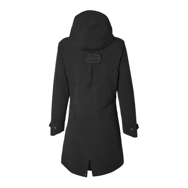 Basil Mosse regenparka - dames - zwart - M