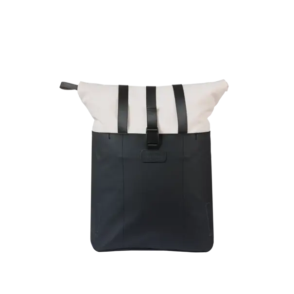 Basil Vive - bicycle shopper MIK Hooks - 15-20L - gebroken wit/zwart