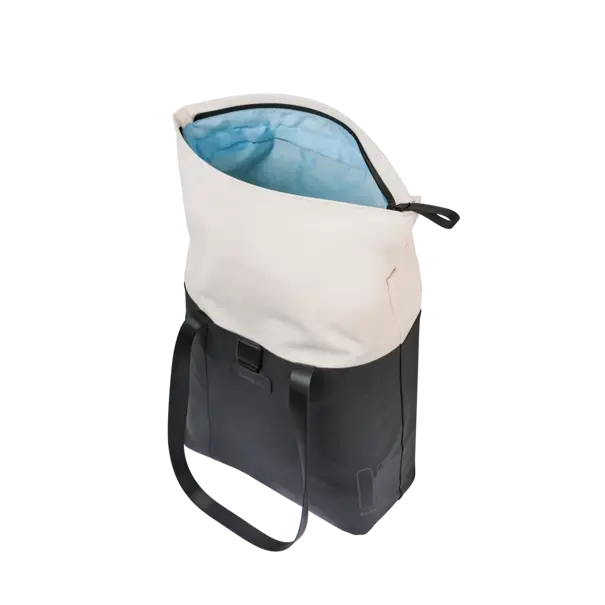 Basil Vive - bicycle shopper MIK Hooks - 15-20L - gebroken wit/zwart