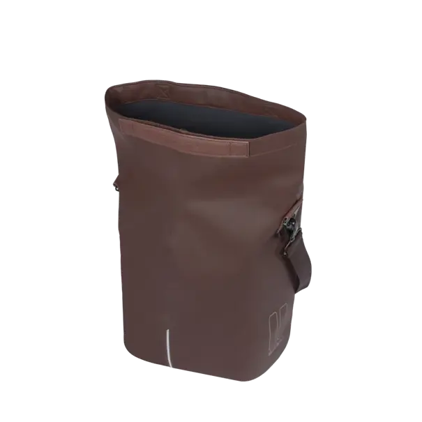 Basil City - fietsshopper MIK Hooks - 14-16L - gebrand bruin