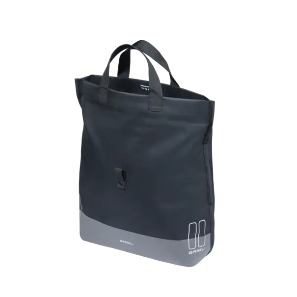 Basil Mara Evo - fietsshopper MIK Hooks - 17-19L - zwart