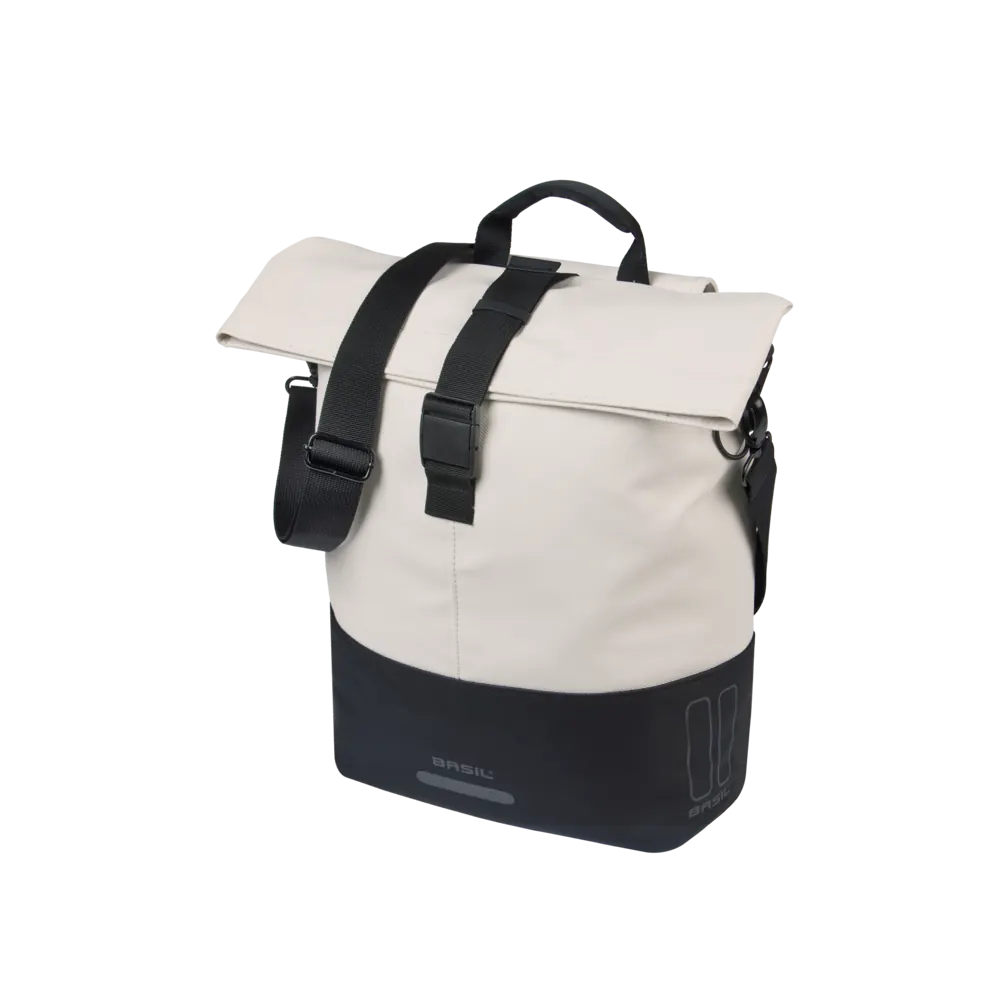 Basil Cove - shopper MIK Hooks - 14-16L - gebroken wit/zwart