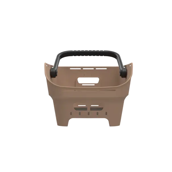 Basil Cento Neo Multi NX - fietsmand achter - zand