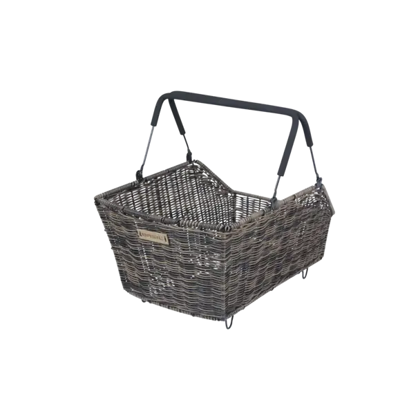 Basil Cento Rattan Look Multi System - fietsmand - achterop - bruin