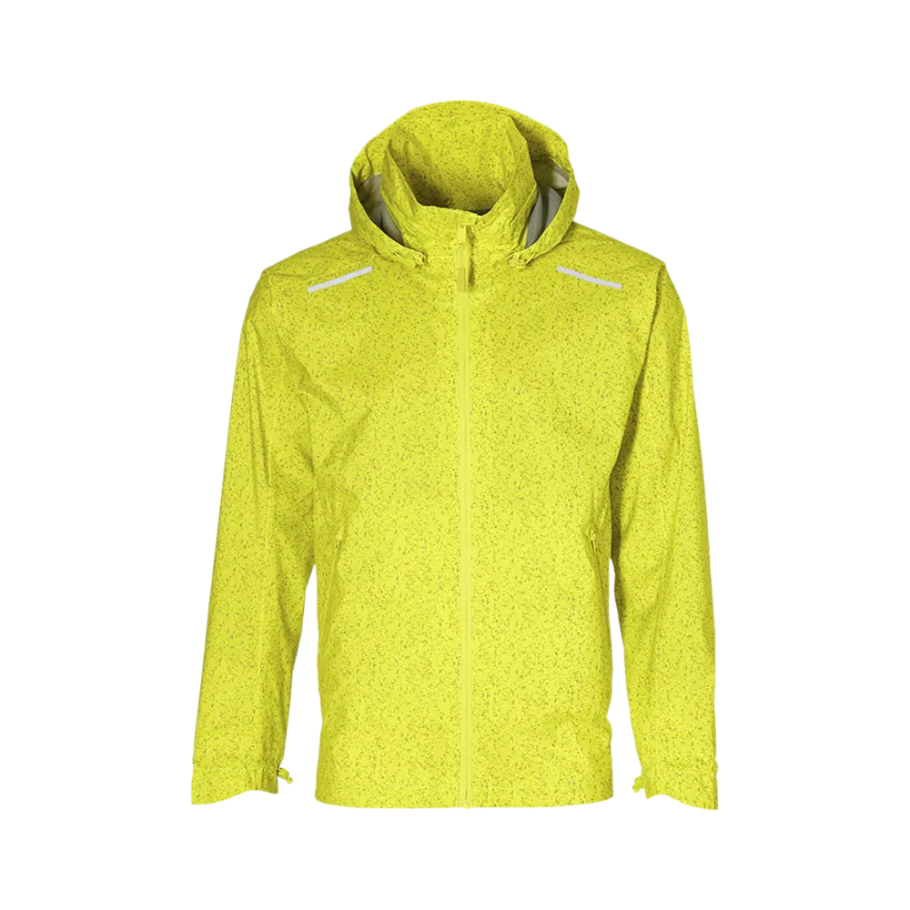 Basil Skane HiVis fietsregenjas - heren - neongeel - L