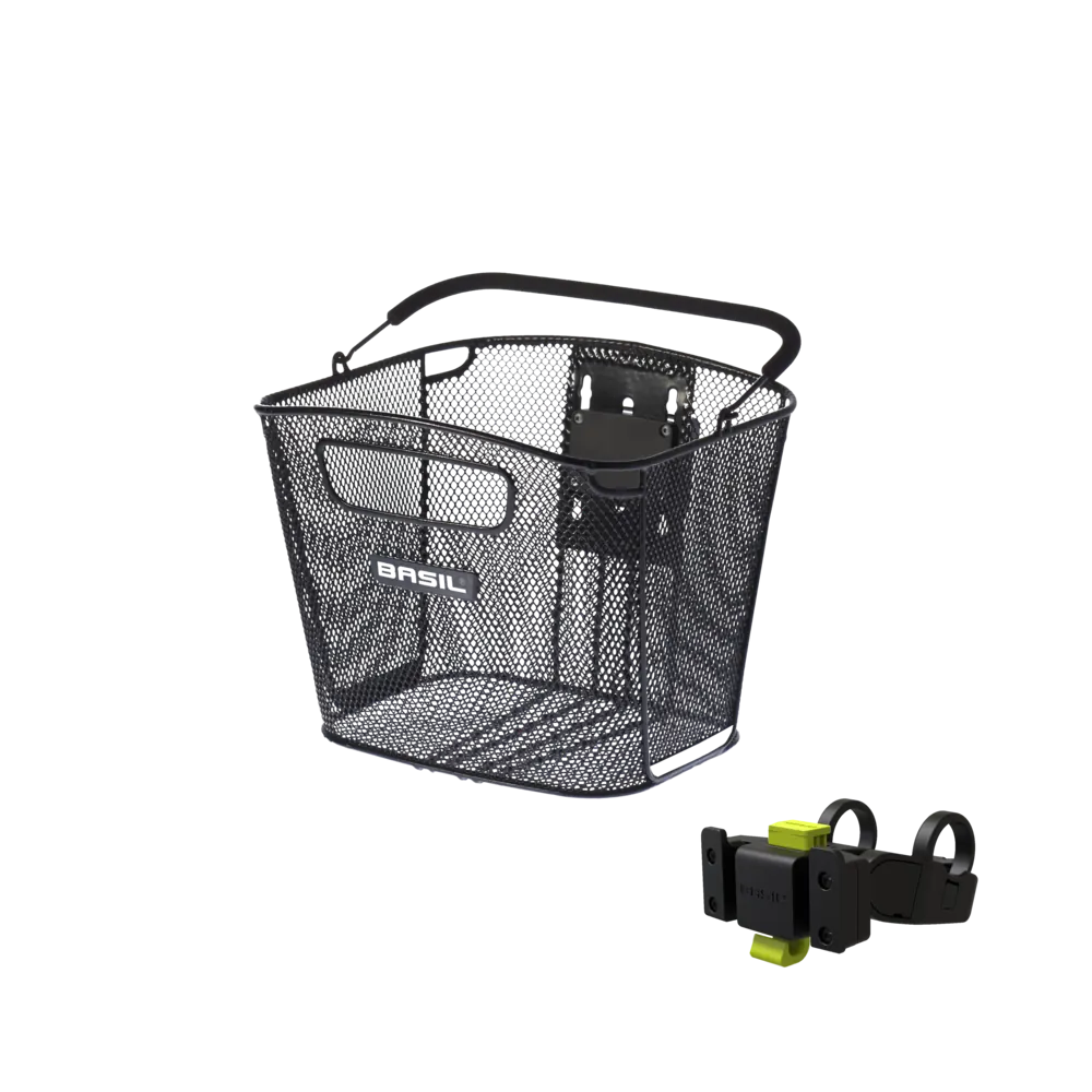 Bold Front KF met KF Handlebar holder - fietsmand - voorop - zwart