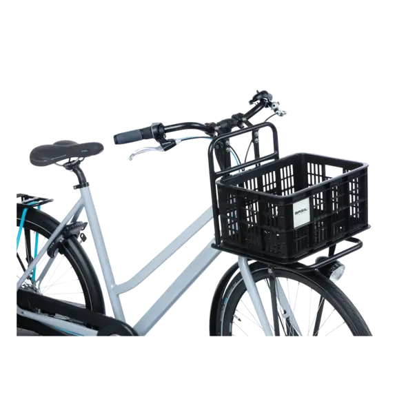 Basil fietskrat S MIK - klein - 17.5 liter - zwart