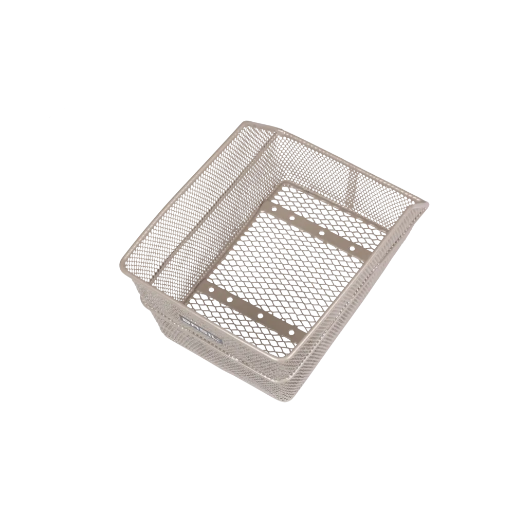 Basil Cento S - fietsmand - achterop - nude metallic