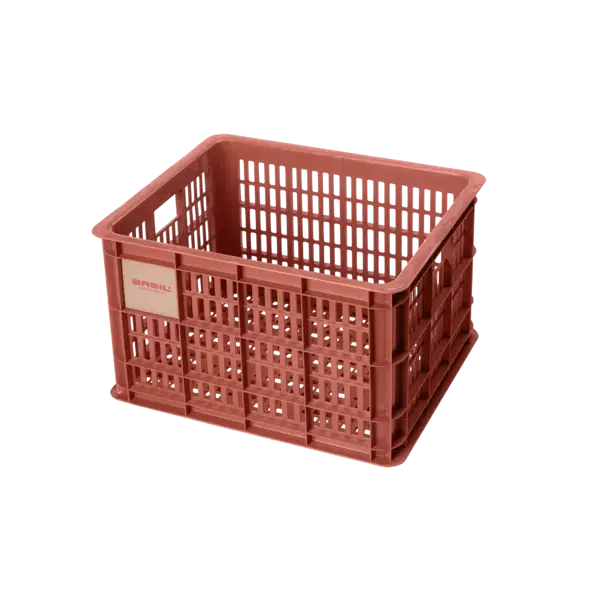 Basil fietskrat M - medium - 29.5 liter - rood