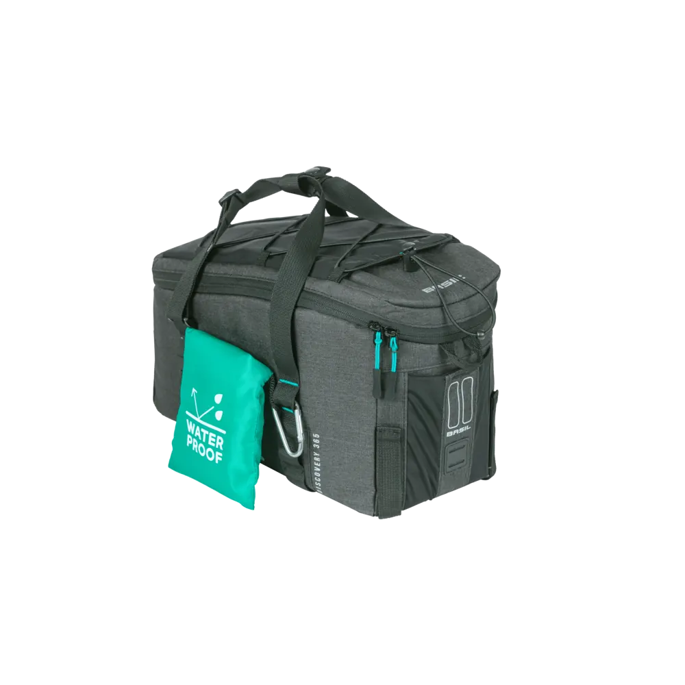 Basil Discovery 365D - bagagedragertas M - 9 liter - zwart