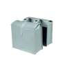 Basil Urban Load Pro - dubbele fietstas - 50-64L - silver blue