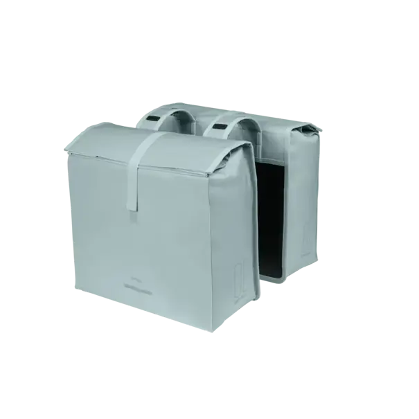 Basil Urban Load Pro - dubbele fietstas - 50-64L - silver blue