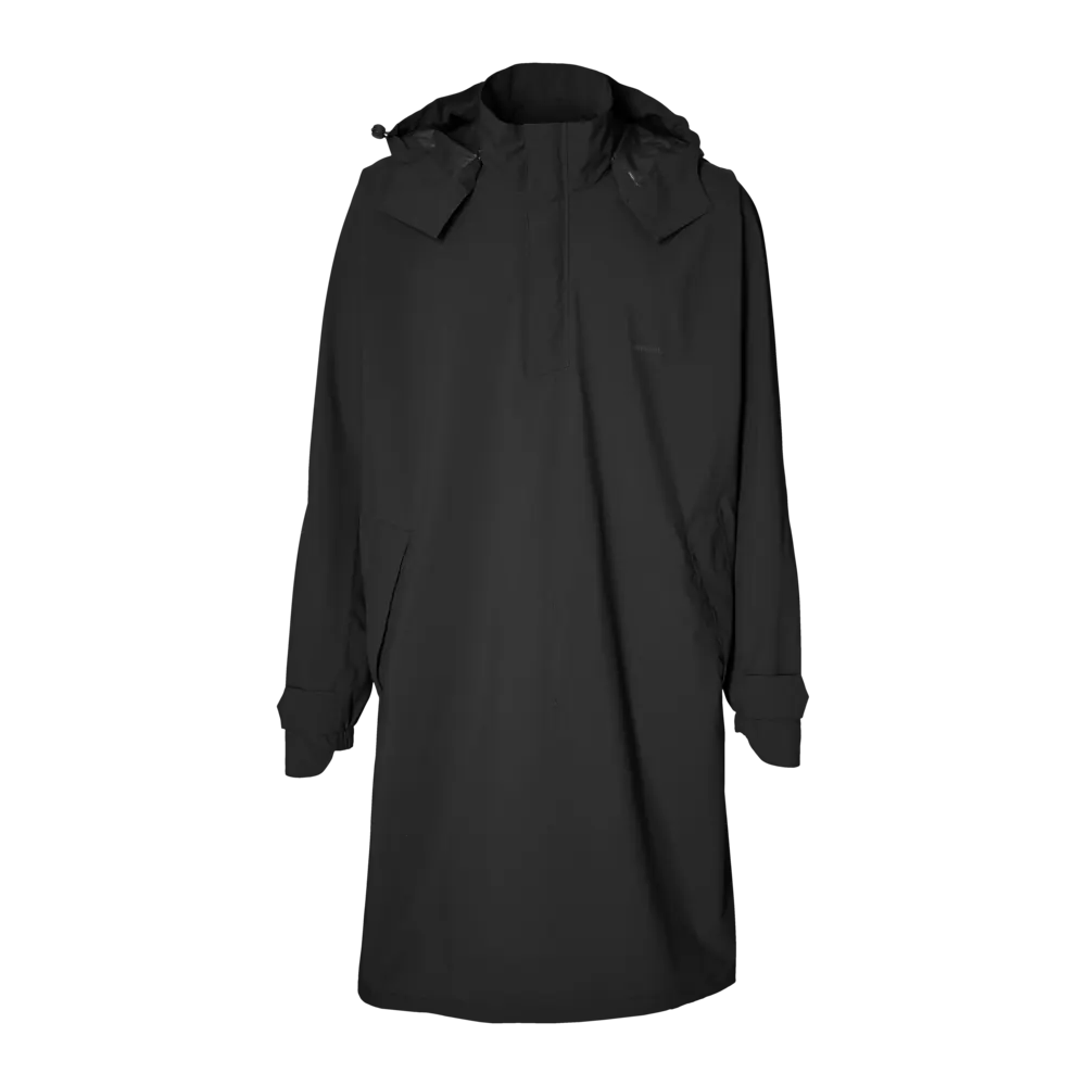 Basil Mosse fietsregenponcho - unisex - zwart - M/L