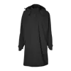 Basil Mosse fietsregenponcho - unisex - zwart - M/L