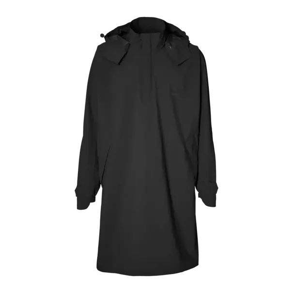 Basil Mosse fietsregenponcho - unisex - zwart - M/L