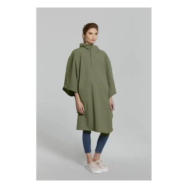 Basil Hoga fietsregenponcho - unisex - groen - One Size