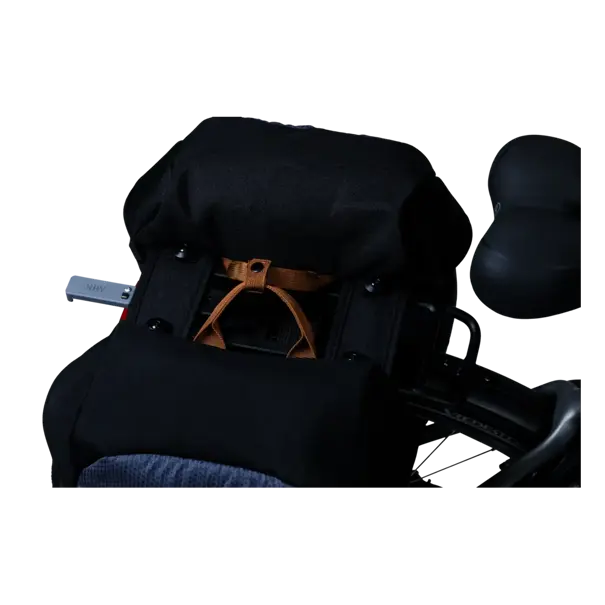 Basil Miles - dubbele fietstas MIK - 34 liter - grijs/zwart
