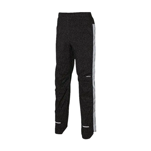 Basil Skane HiVis fietsregenbroek - heren - zwart - XL
