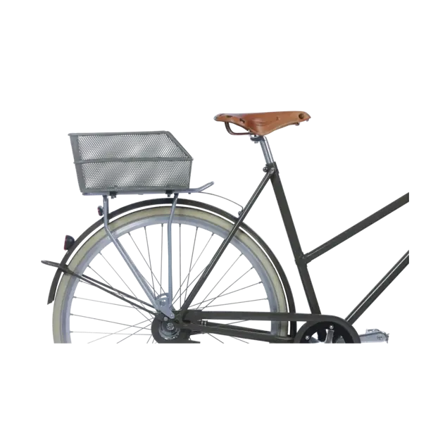 Basil Cento S - fietsmand - achterop - olive green