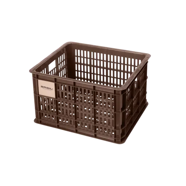 Basil fietskrat M - medium - 29.5 liter - bruin
