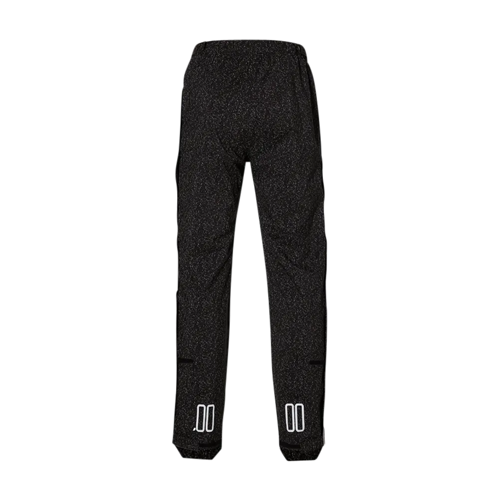 Basil Skane HiVis fietsregenbroek - heren - zwart - L