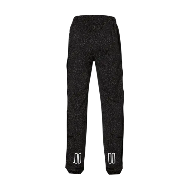 Basil Skane HiVis fietsregenbroek - heren - zwart - L