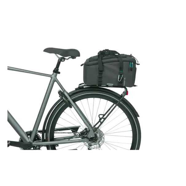 Basil Discovery 365D - bagagedragertas M MIK - 9 liter - zwart