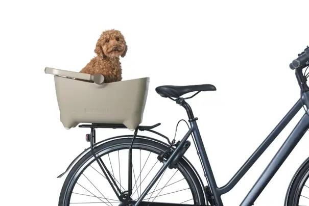 Basil Buddy hondenfietsmand - MIK - biscotti brown