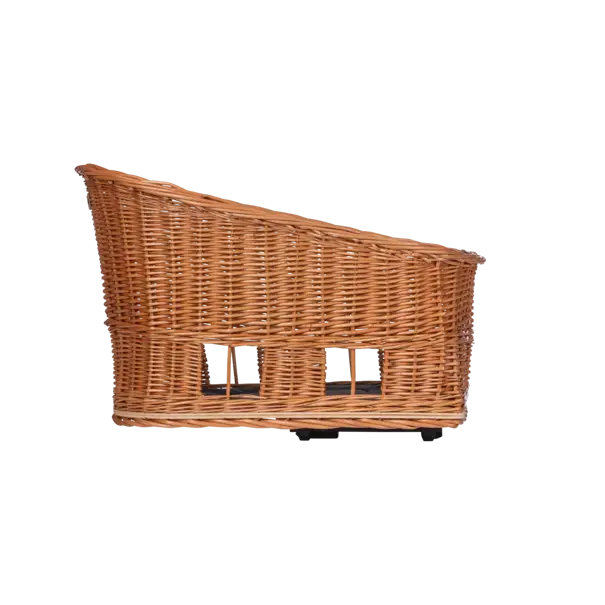 Basil Pasja - hondenfietsmand MIK - medium - 45 cm - achtermand - natural