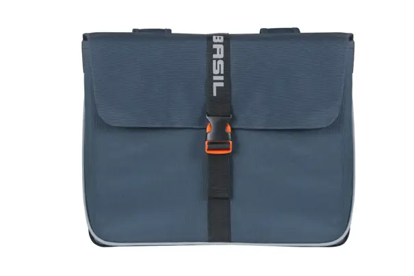Basil Forte - dubbele fietstas - 35 liter - blauw/zwart