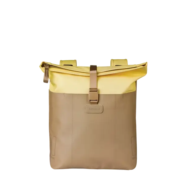 Basil Vive - dubbele fietstas - 28-35L - zand/geel