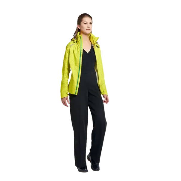 Basil Skane HiVis fietsregenjas - dames - neongeel - S