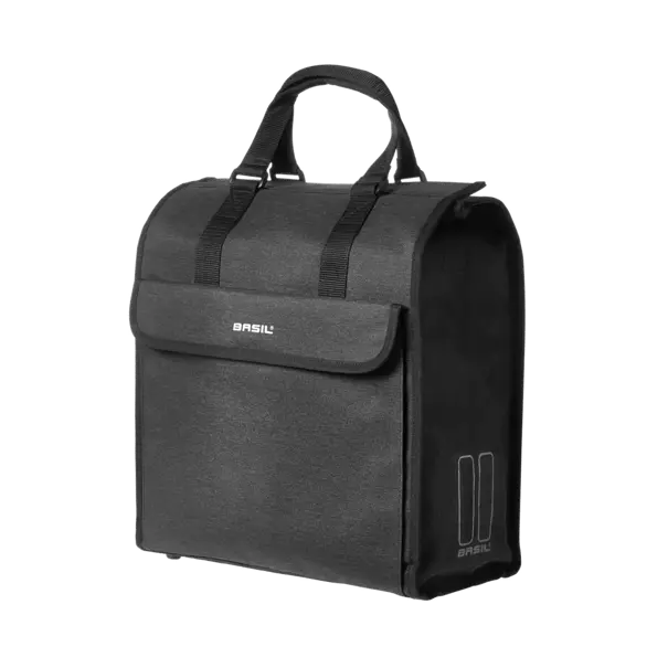 Basil Mira - fietsshopper - 17 liter - zwart