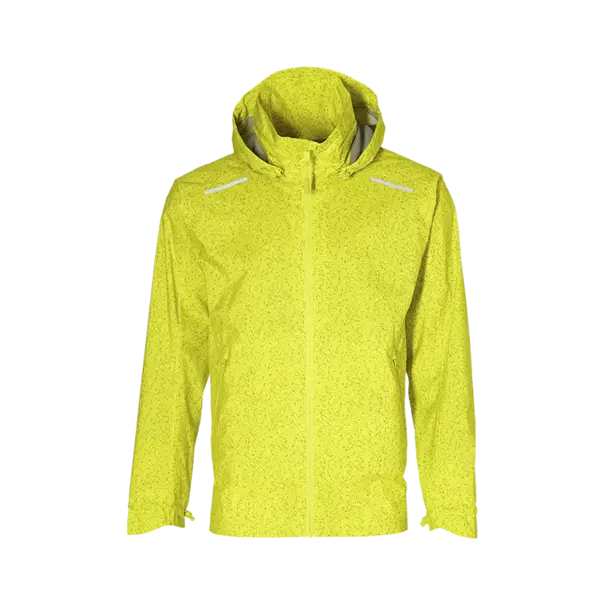 Basil Skane HiVis fietsregenjas - heren - neongeel - M