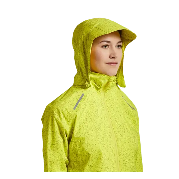 Basil Skane HiVis fietsregenjas - dames - neongeel - XS