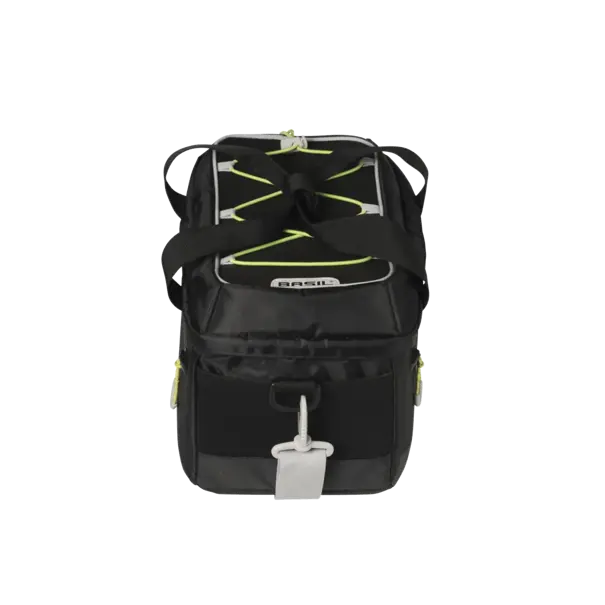 Basil Miles - bagagedragertas - 7 liter - zwart