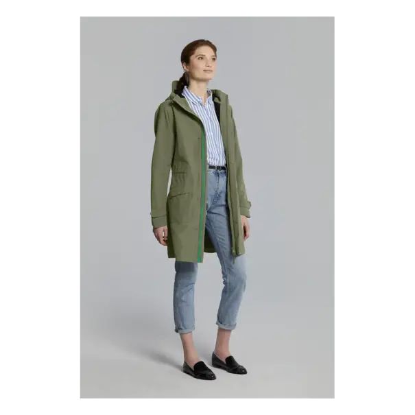 Basil Mosse regenparka - dames - groen - L