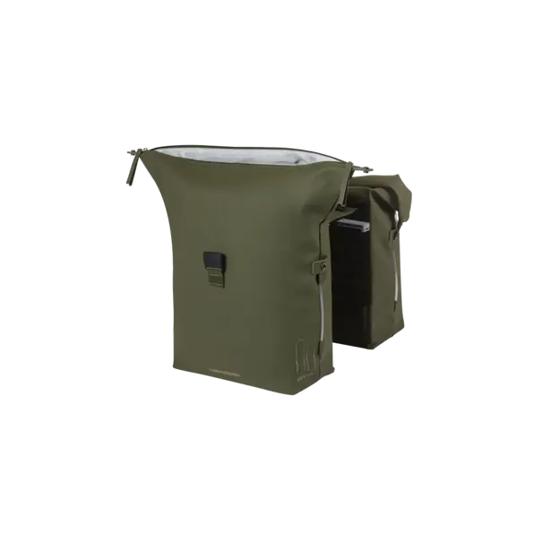 Basil SoHo Nordlicht MIK - dubbele fietstas - 41 liter - moss groen