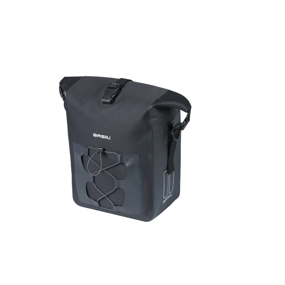 Basil Navigator Waterproof M MIK Studs - enkele fietstas -  14 liter - zwart