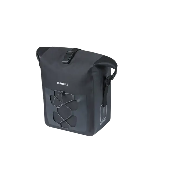 Basil Navigator Waterproof M MIK Studs - enkele fietstas -  14 liter - zwart