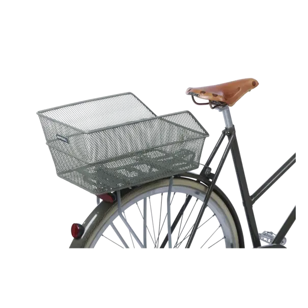 Basil Cento - fietsmand - achterop - olive green
