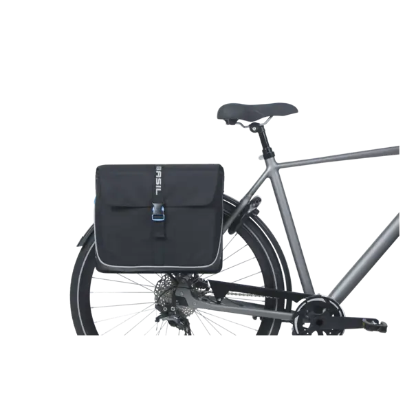 Basil Forte - dubbele fietstas - 35 liter - zwart