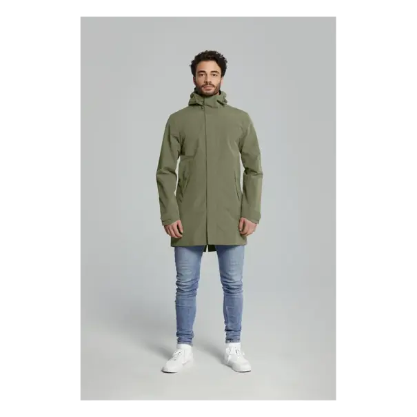 Basil Mosse fietsregenparka - heren - groen - S
