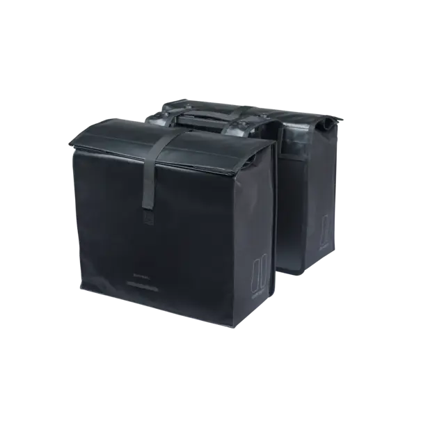 Basil Urban Load Pro - dubbele fietstas MIK - 50-64L - zwart