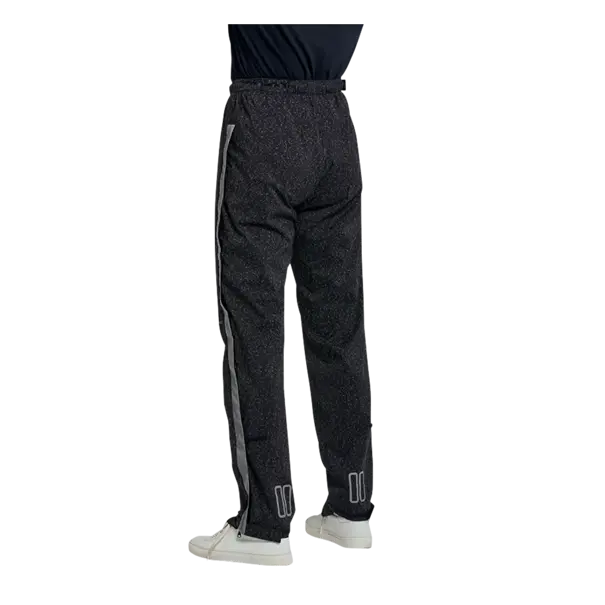 Basil Skane HiVis fietsregenbroek - heren - zwart - XXLong