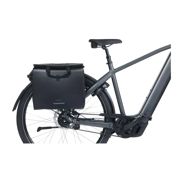 Basil Urban Load Pro - fietsshopper MIK Hooks - 15-20L - zwart