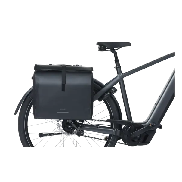 Basil Urban Load Pro - dubbele fietstas MIK - 50-64L - zwart