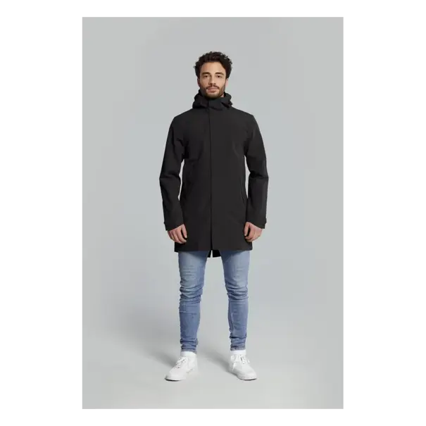 Basil Mosse fietsregenparka - heren - zwart - M